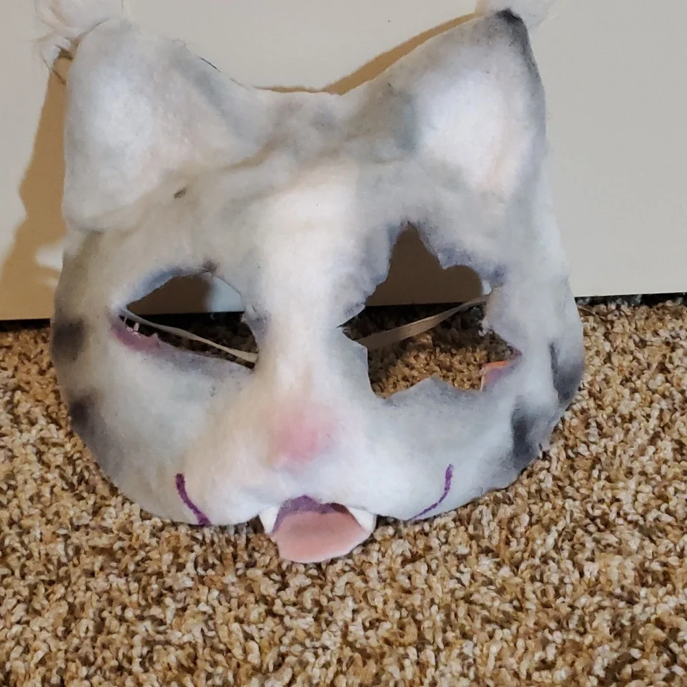 Therian Mask Cute (Cat-short hair)